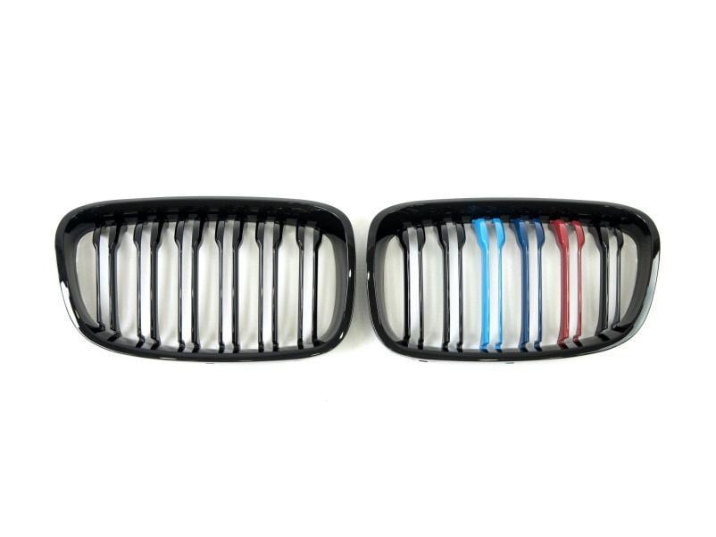 Решетка радиатора GBT для BMW 1 M-Look F20/21 2011-2019 гг. пластик Черный (27669736)