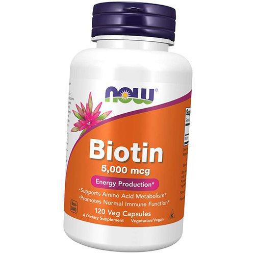 ᐉ Биотин Now Foods Biotin 5000 120 вег капс (36128060)