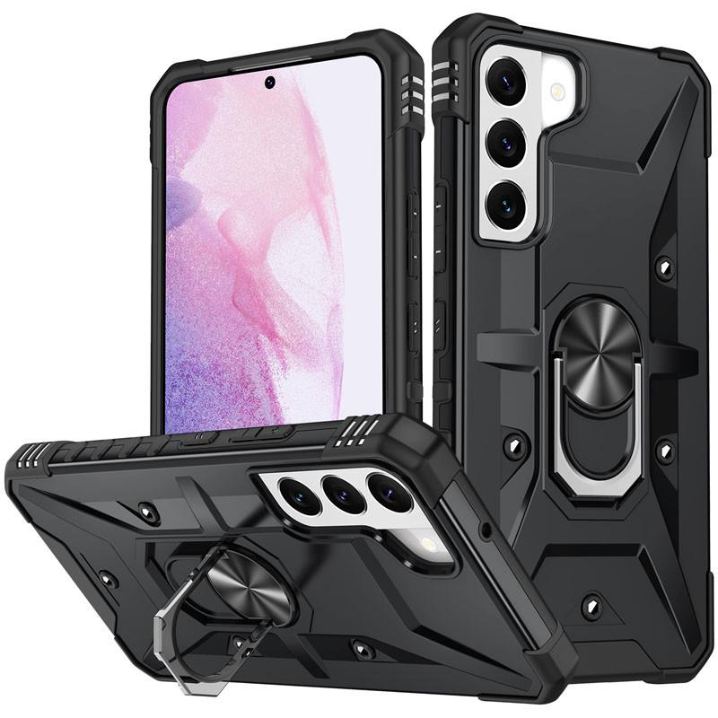 Протиударний Чохол Epik Pathfinder Ring для Samsung Galaxy S21 FE Чорний/Black