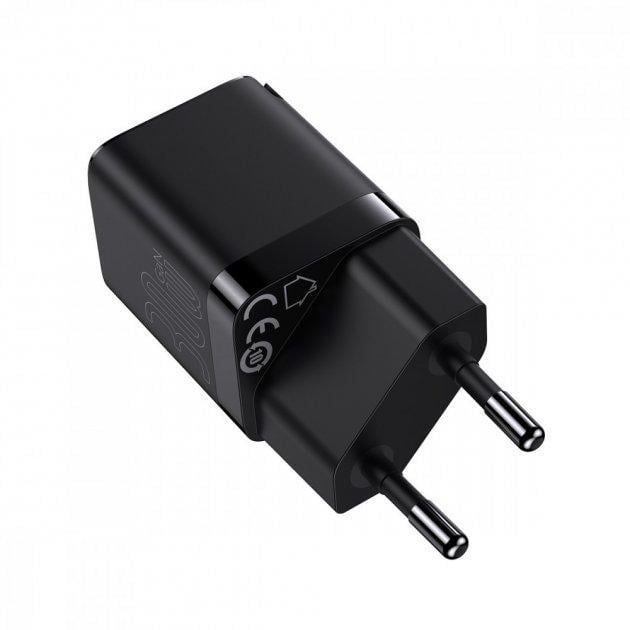 Зарядний пристрій Baseus GaN3 PD3.0 30 W 3 A Black (CCGN010101) - фото 7 Зарядний пристрій Baseus GaN3 PD3.0 30 W 3 A Black (CCGN010101) - фото 7