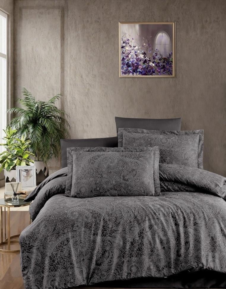 Постельное белье First Choice Neva polama сатин евро Коричневый (14056368) Постельное белье First Choice Neva polama сатин евро Коричневый (14056368)