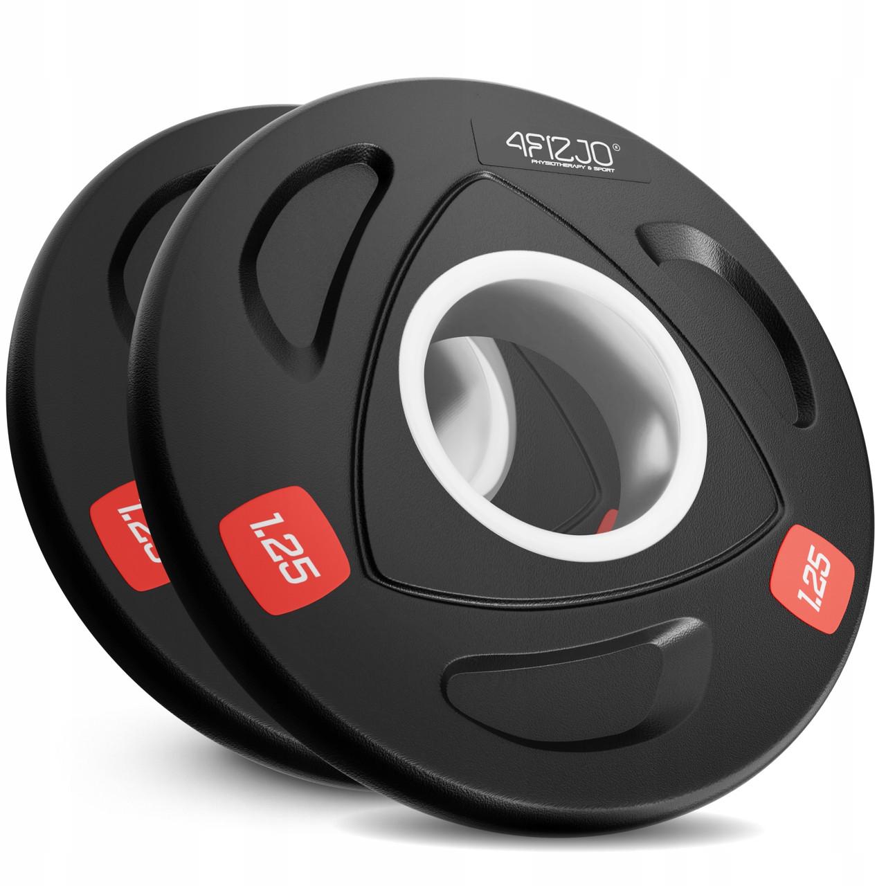 Диск олімпійський 4fizjo металевий 2х1,25 кг 51 мм Black (P-5905973401258)