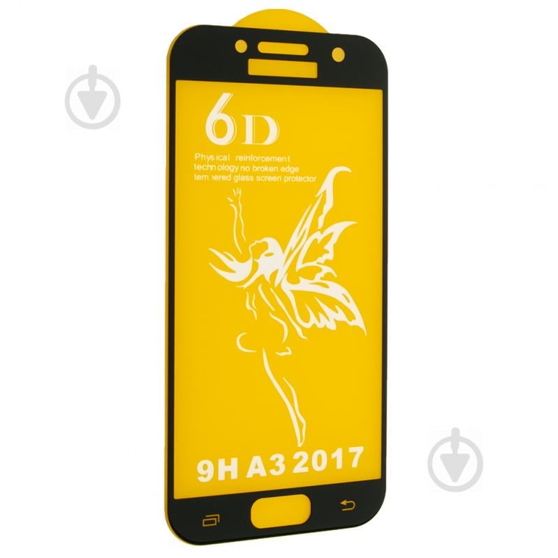 Защитное стекло 6D Premium Glass 9H Full Glue для Samsung A3 2017 A320 Black (00005827)