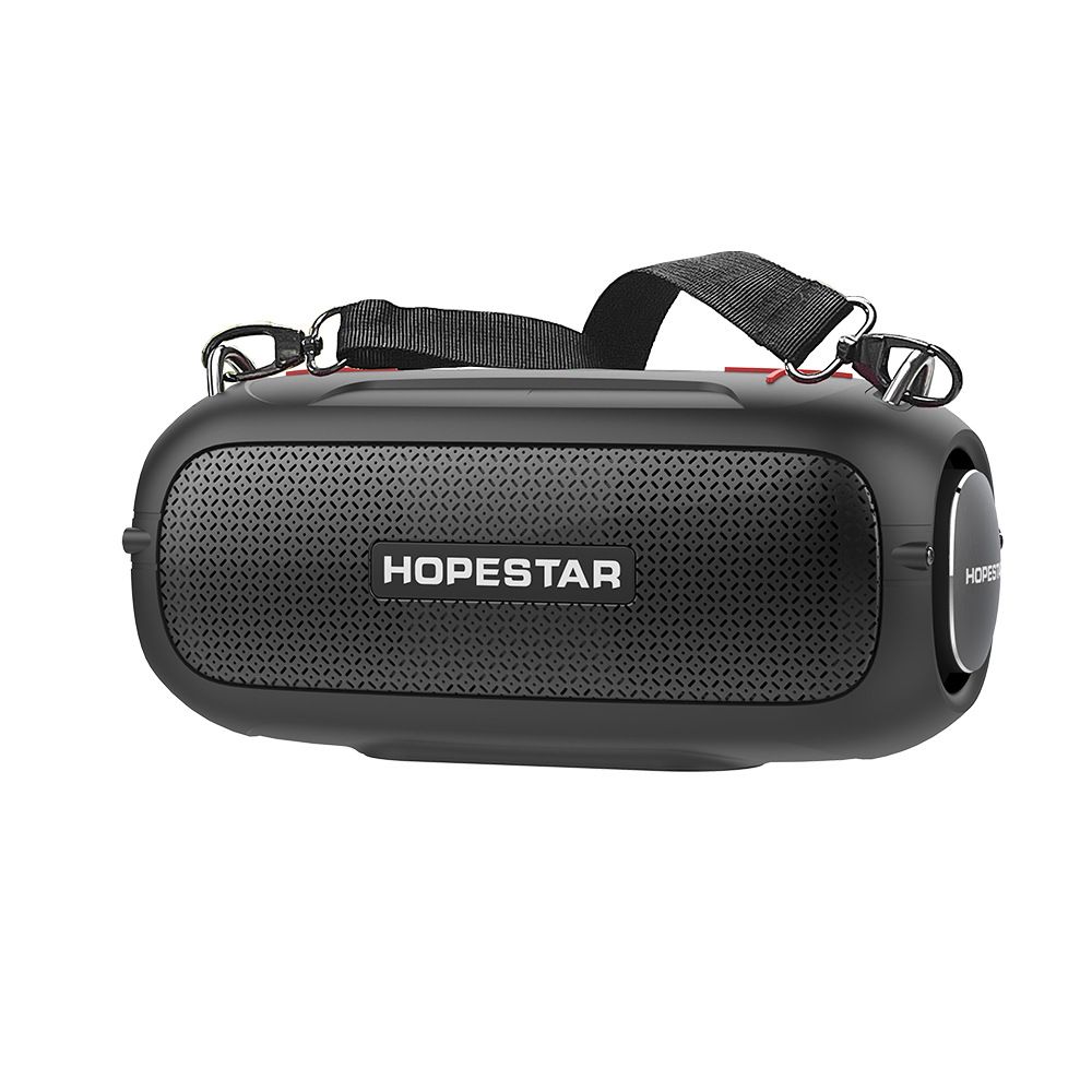 Колонка бездротова Hopestar A41-IPX6 з FM радіо 2400 mAh Чорний (ab088667)
