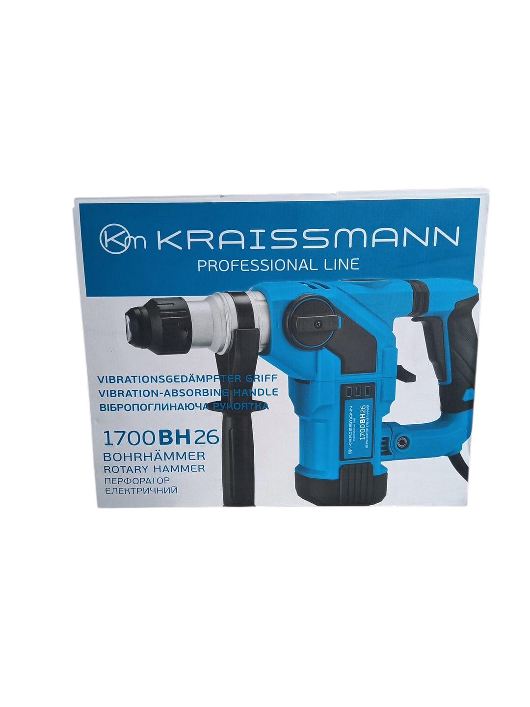 Перфоратор KRAISSMANN 1700 BH 26 (29816588) - фото 7 Перфоратор KRAISSMANN 1700 BH 26 (29816588) - фото 7