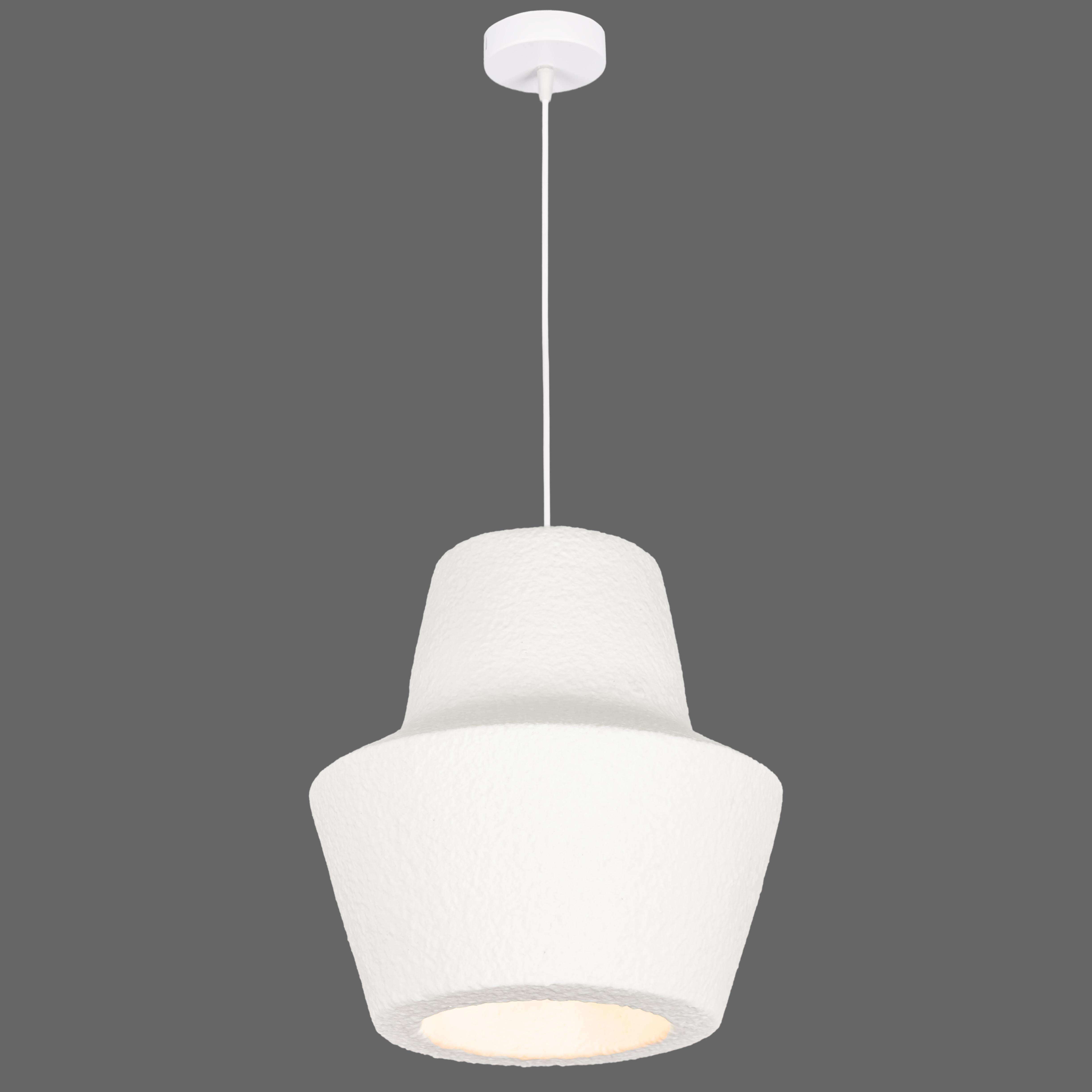 Люстра гипсовая Wabi-Sabi 35 см Белый (909-XL3625 (350) WH)