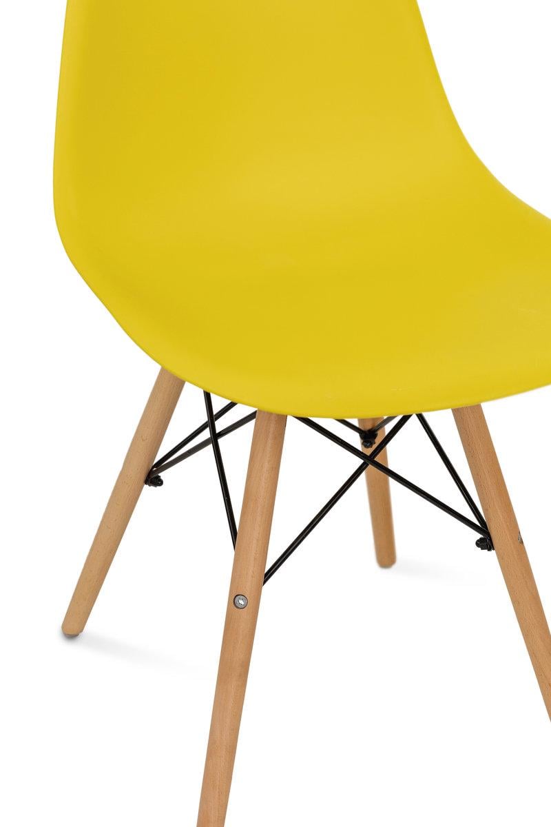 Стілець кухонний Мікс Меблі Смайл Жовтий/ніжки Бук - фото 9 Стілець кухонний Мікс Меблі Смайл Жовтий/ніжки Бук - фото 9