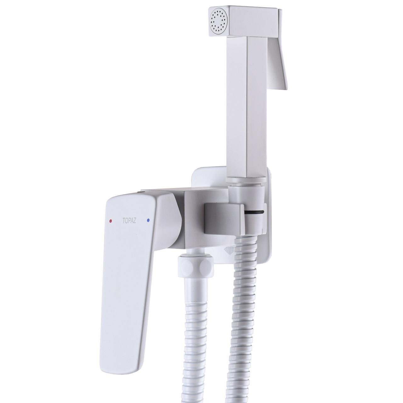 Смеситель для биде TOPAZ LEXI TL 21106-H57-W Белый