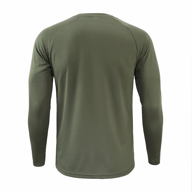 Лонгслів військовий чоловічий Lesko A659 з довгим рукавом XL Green (30393491) - фото 2 Лонгслів військовий чоловічий Lesko A659 з довгим рукавом XL Green (30393491) - фото 2