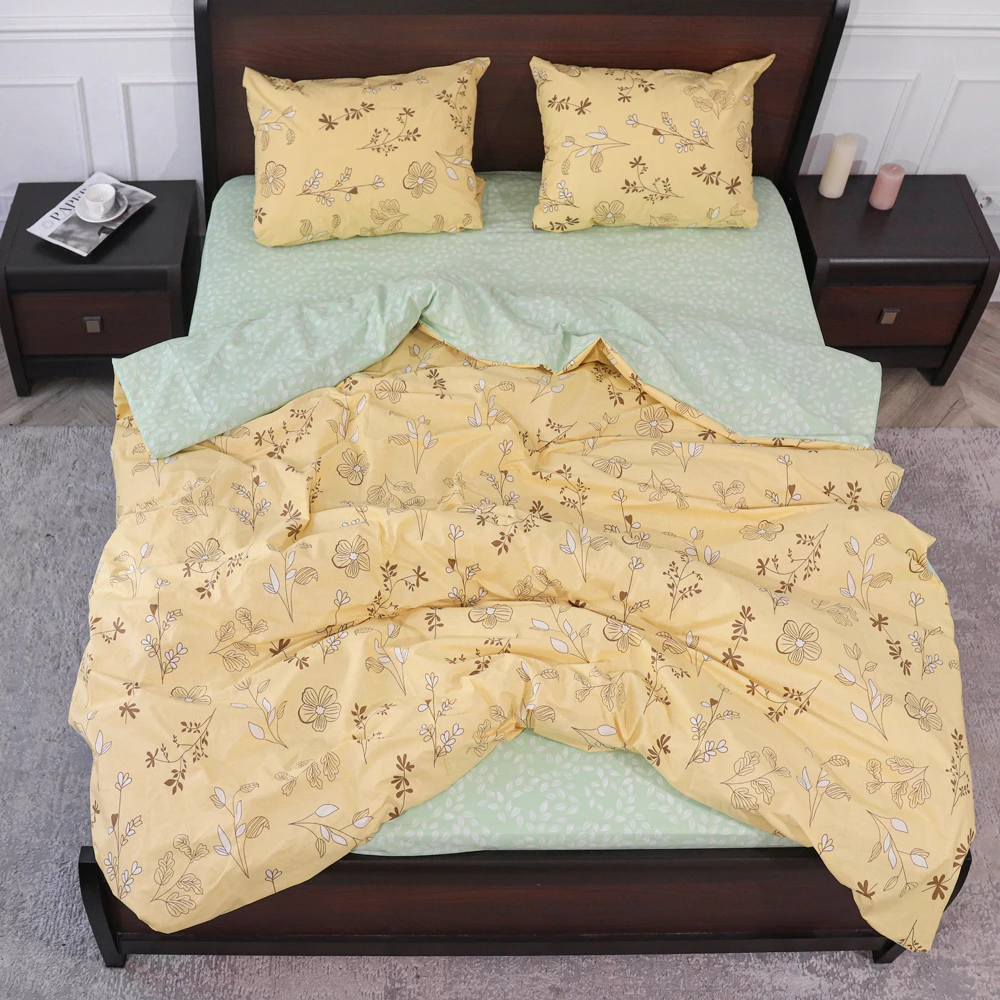 Комплект постільної білизни ТМ Черешенька із бязі Gold полуторний 150х220 cм (40117)