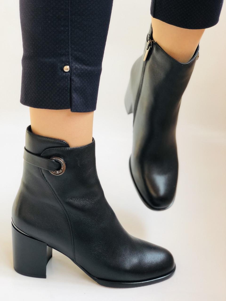 Ботильоны женские осенние Molka р. 38 24,5 см Черный (2280)