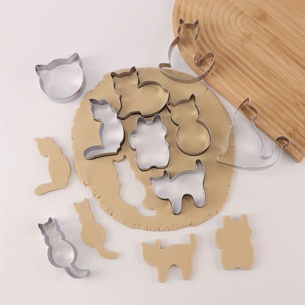 Набор формочек для выпекания коты 9 шт. (NR0247) - фото 7 Набор формочек для выпекания коты 9 шт. (NR0247) - фото 7