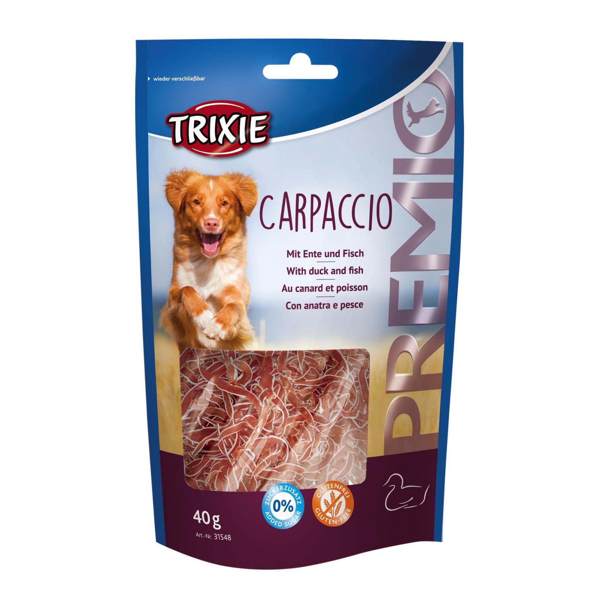 Лакомство для собак Trixie Premio Carpaccio утка и рыба 40 г (31548)