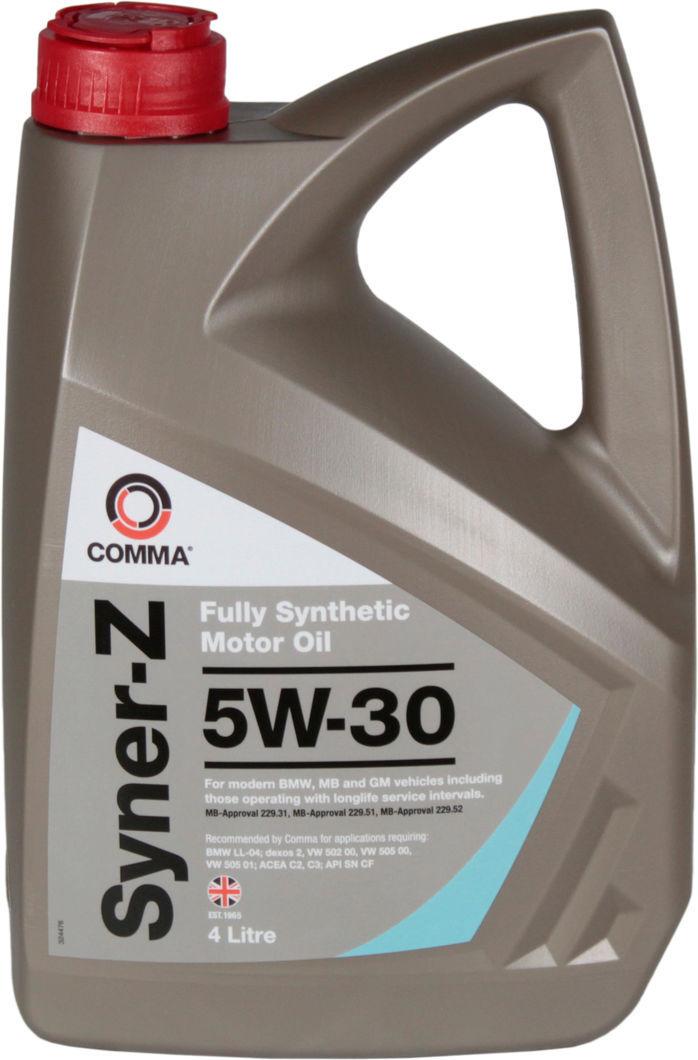 Моторне мастило COMMA 5W-30 Syner-Z 4 л (1400892)