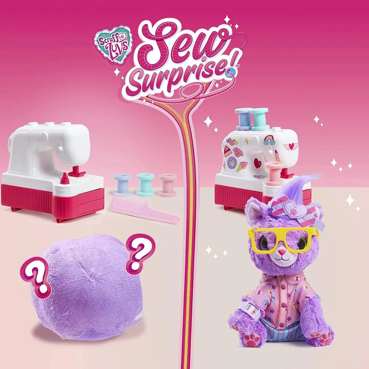 Інтерактивна іграшка Little Live Sew Pets Няшка-Втраташка Грумінг салон та швейна машинка (30173) - фото 2