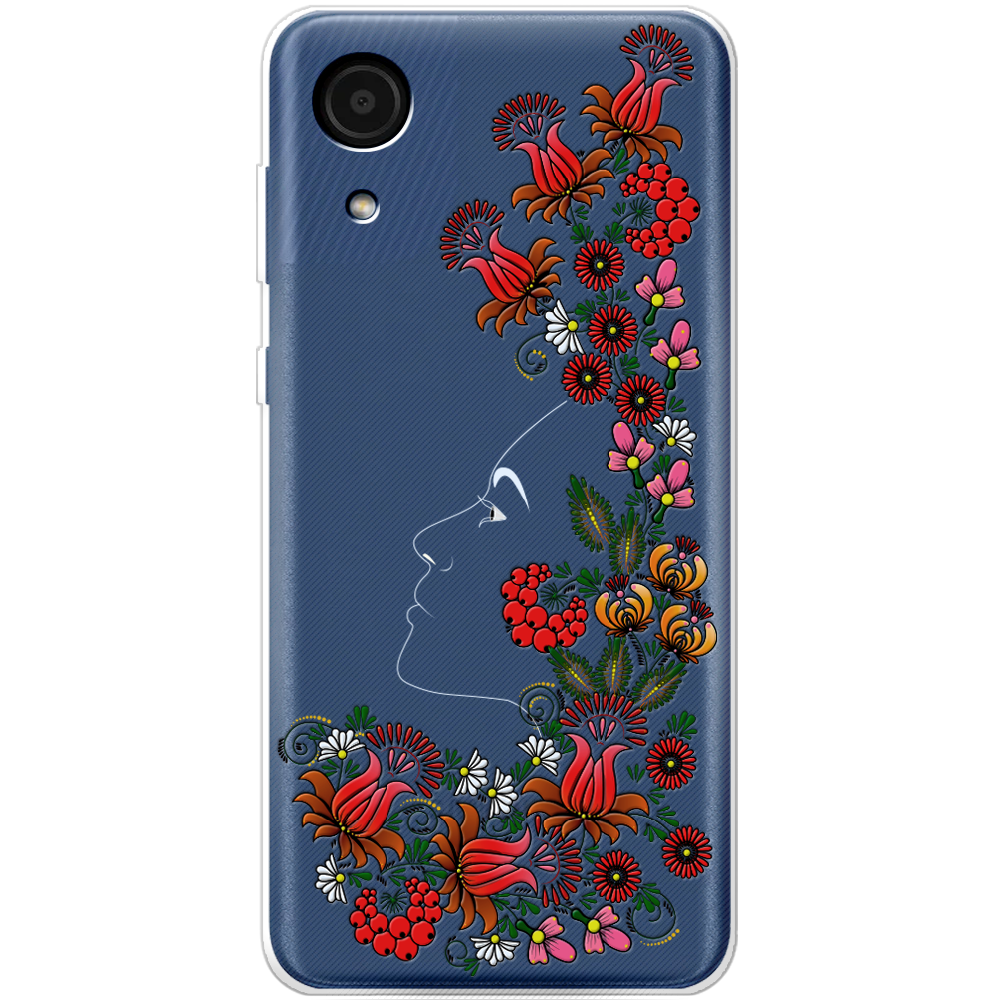 Чохол BoxFace Samsung Galaxy A03 Core (A032) 3D Ukrainian Muse Прозорий силікон (43939-bk64-43939)