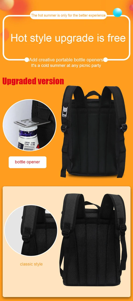 Термо рюкзак сумка-холодильник 20 литров, черный - фото 6 Термо рюкзак сумка-холодильник 20 литров, черный - фото 6