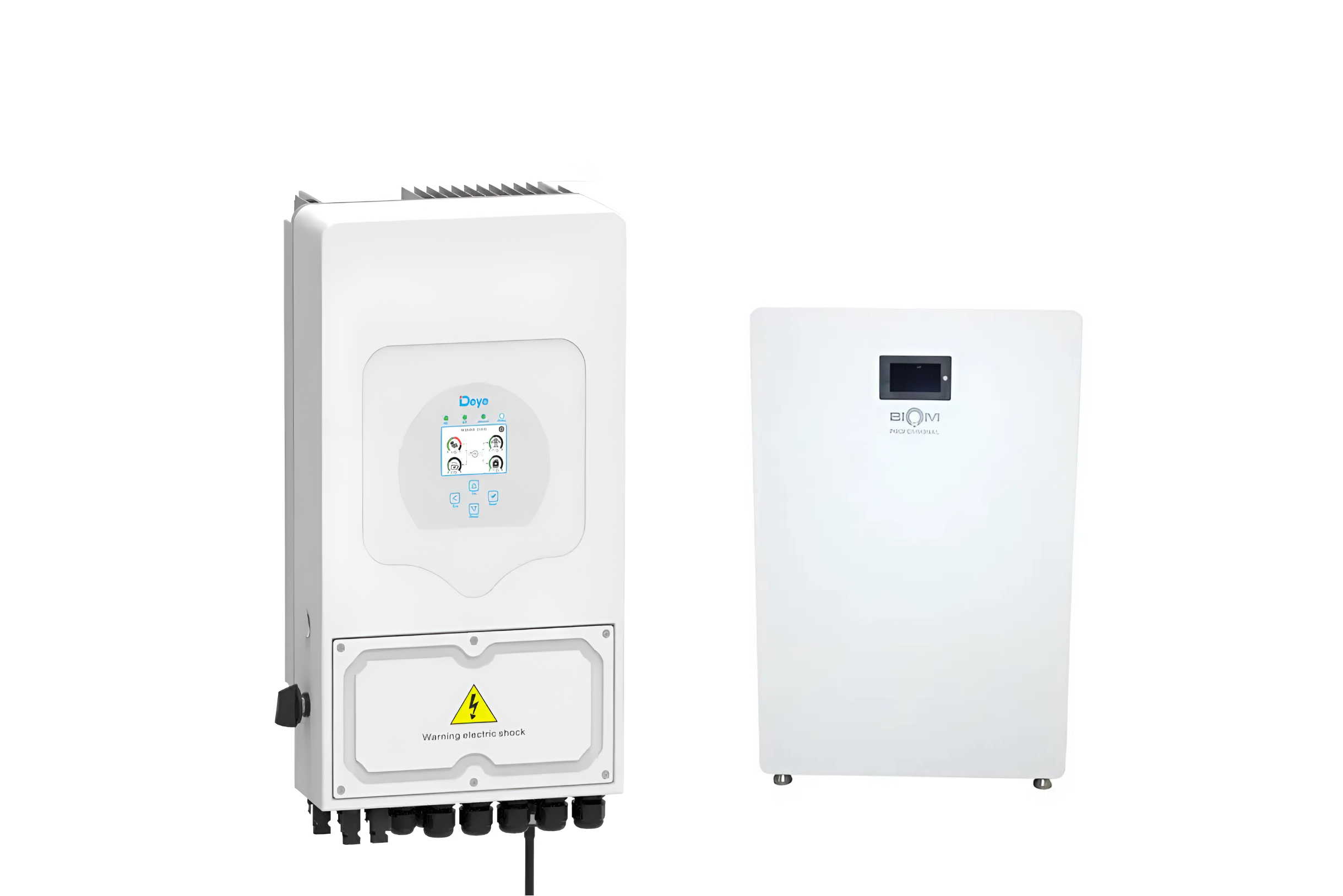 Инвертор Deye SUN-6K-SG05LP1-EU 6 кВт и аккумулятор Biom Professional BALFP-512200-V1 10,24 кВт·ч (33148560)