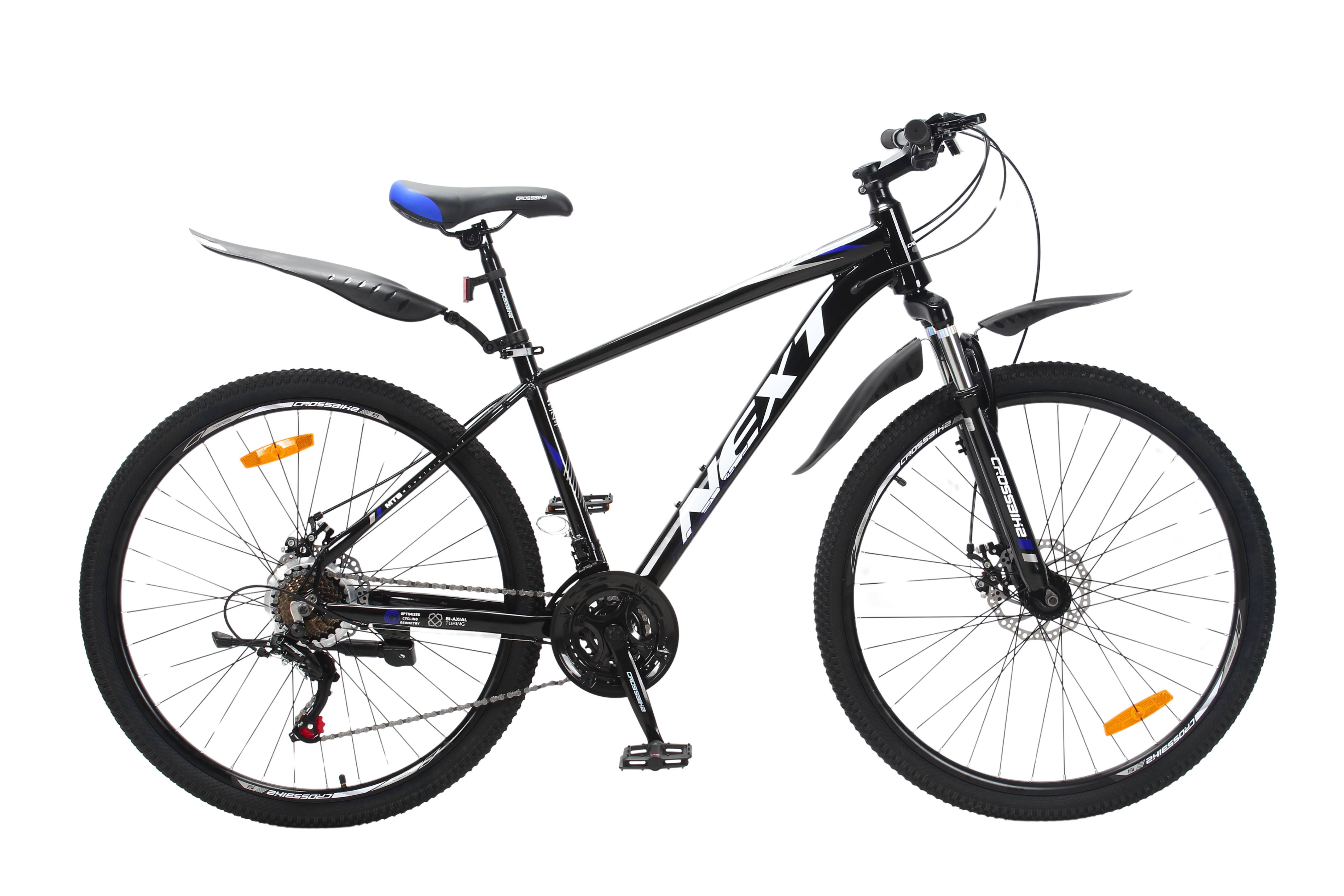 Велосипед Crossbike Next 2025 27,5" 19" Черно-синий
