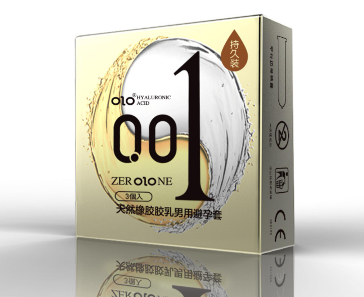 Презервативы ультратонкие OLO с гиалуроновой кислотой холод/тепло 3 шт. (OLO206844)