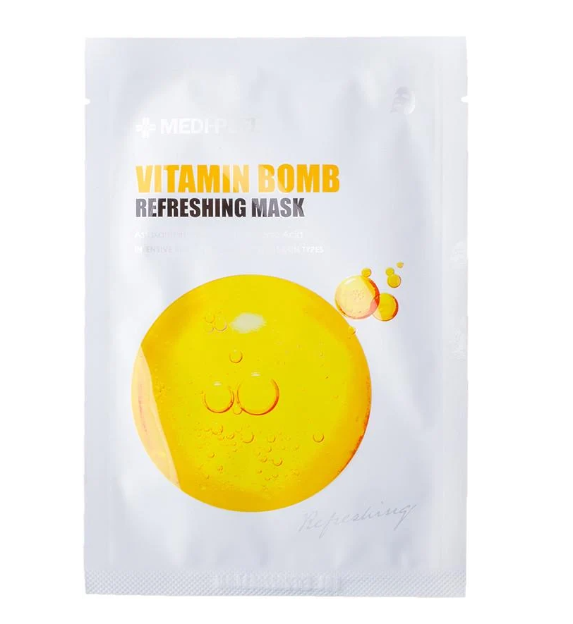 Маска для лица тканевая MEDI-PEEL Vitamin Bomb Refreshing Mask витаминная с ниацинамидом 25 мл (2360188394)