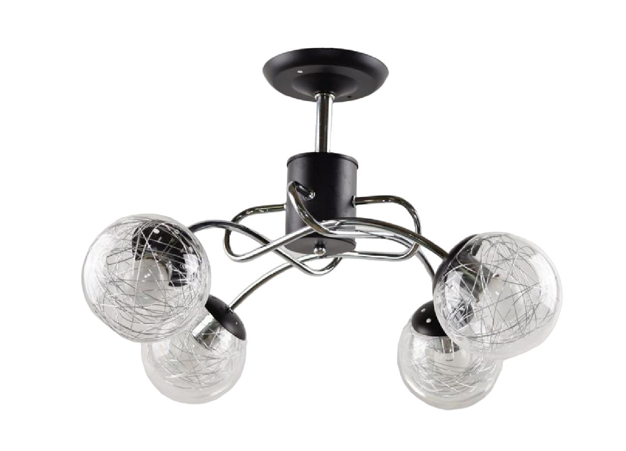 Декоративная люстра Valeso 82037/4 BK+CR
