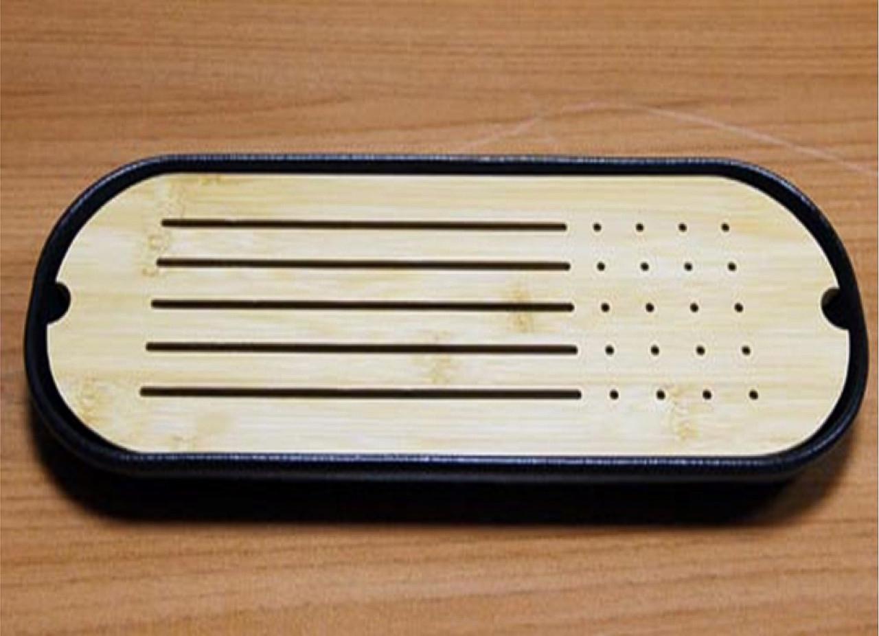 Таця-чабань для чайної церемонії Тайнань дерев'яна 40х15х3,5 см Чорний (OS-T0525) - фото 7