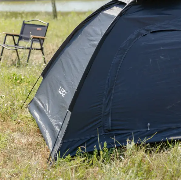 Намет туристичний двомісний 200х150х120 см Чорний (LU-025B) - фото 8