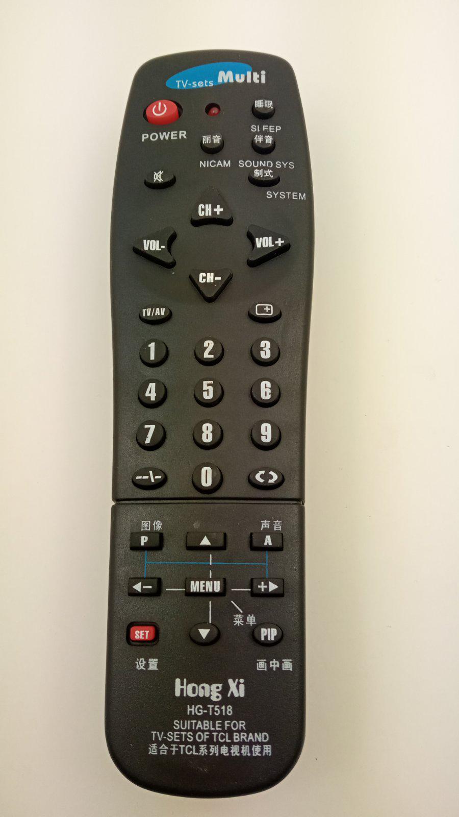 ᐉ Пульт для TCL HG-T518 универсальный