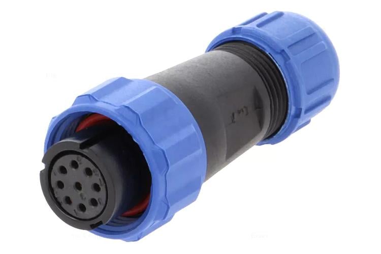 Конектори WEIPU SP1310/S9 9pin мама IP68 50 шт. (62525)