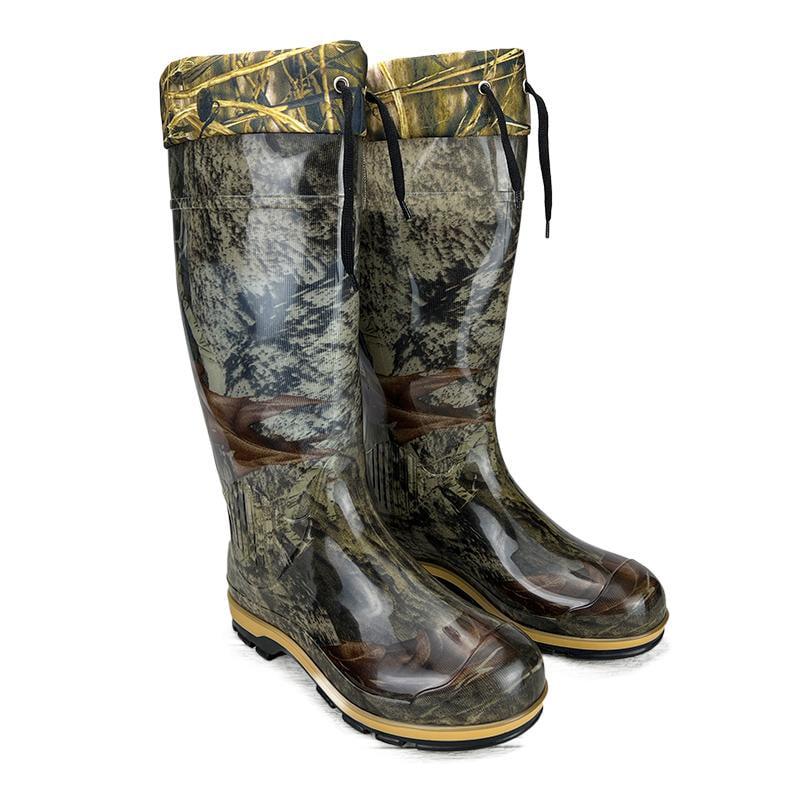 Чоботи силіконові чоловічі 5040 p. 47 30,7 см Коричневий - фото 2