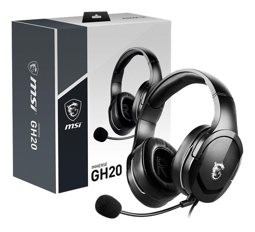 Гарнітура комп'ютерна MSI Immerse GH20 (IMMERSE_GH20) - фото 8 Гарнітура комп'ютерна MSI Immerse GH20 (IMMERSE_GH20) - фото 8