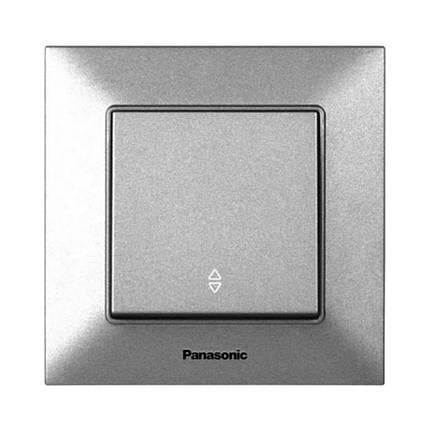 Выключатель проходной Panasonic Arkedia Slim Серебристый (15601-е)