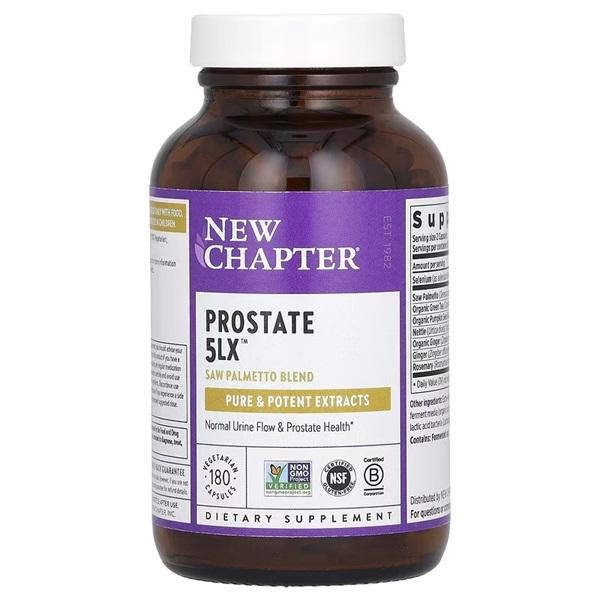 Комплекс для здоровья предстательной железы New Chapter Prostate 5LX Holistic Prostate Support 180 Liquid Vcaps (NCR-90069)