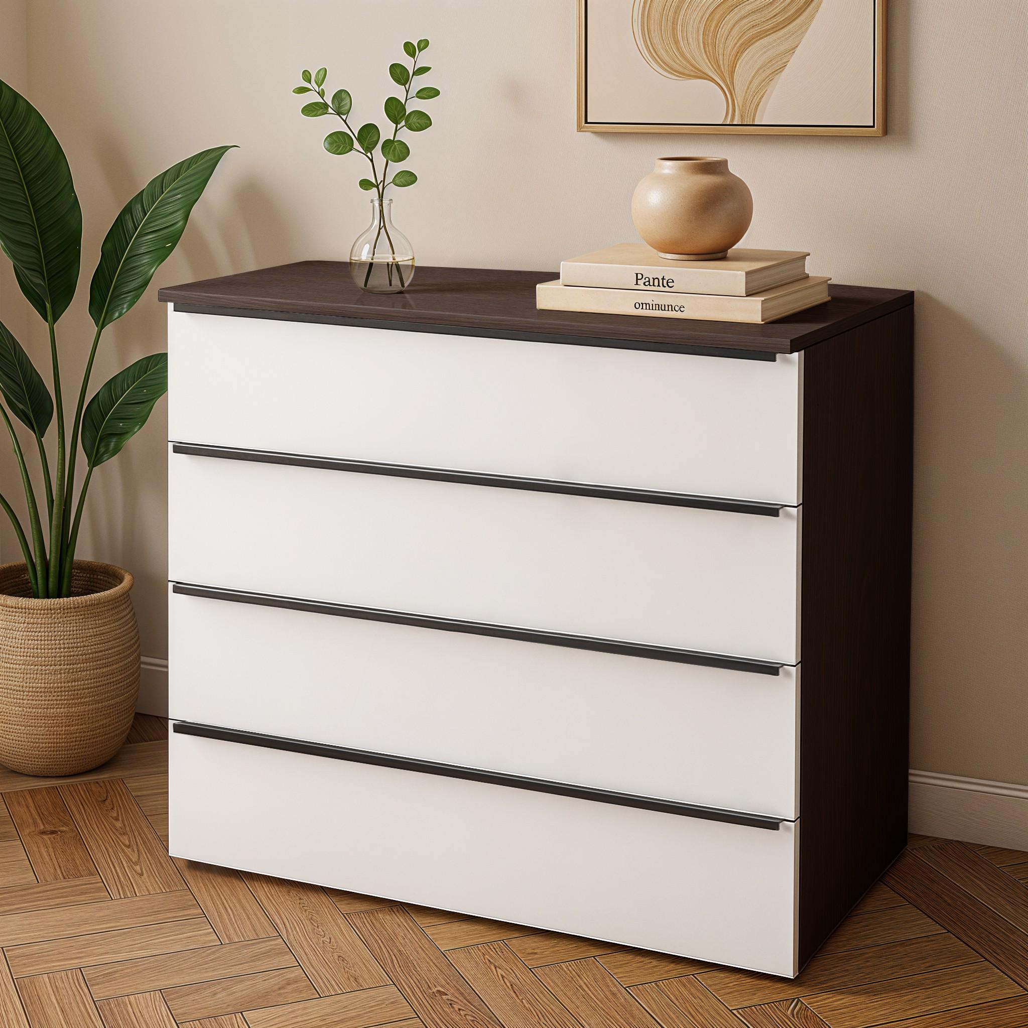 Комод на 4 ящика FTX-4 1000х544х1014 мм Венге Магия/Белый