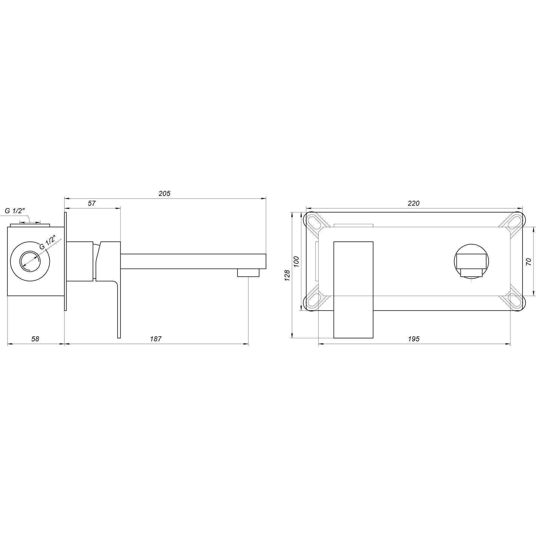 Змішувач для умивальника Globus Lux Milano GLM-204-BB-SMART - фото 2