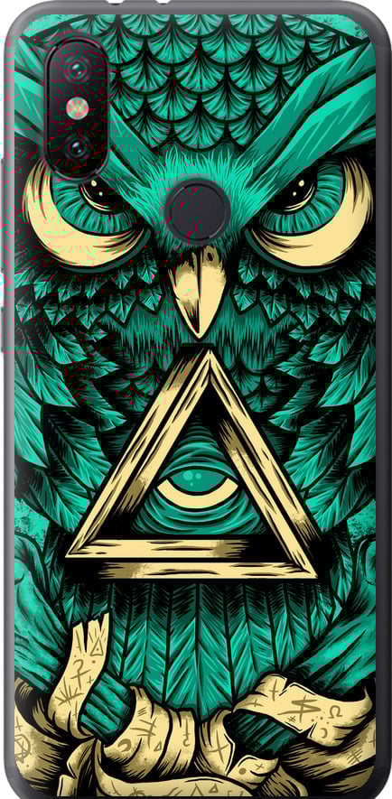 Чохол на Xiaomi Mi A2 Сова Арт-тату (3971u-1481-42517)