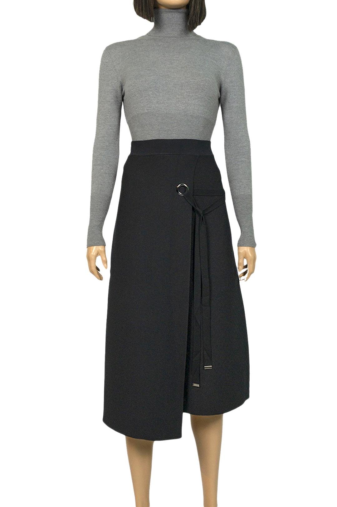 Юбка на запах миди Forza Viva MW-KS-1855-4 р. 46 Черный (17852327) - фото 8 Юбка на запах миди Forza Viva MW-KS-1855-4 р. 46 Черный (17852327) - фото 8