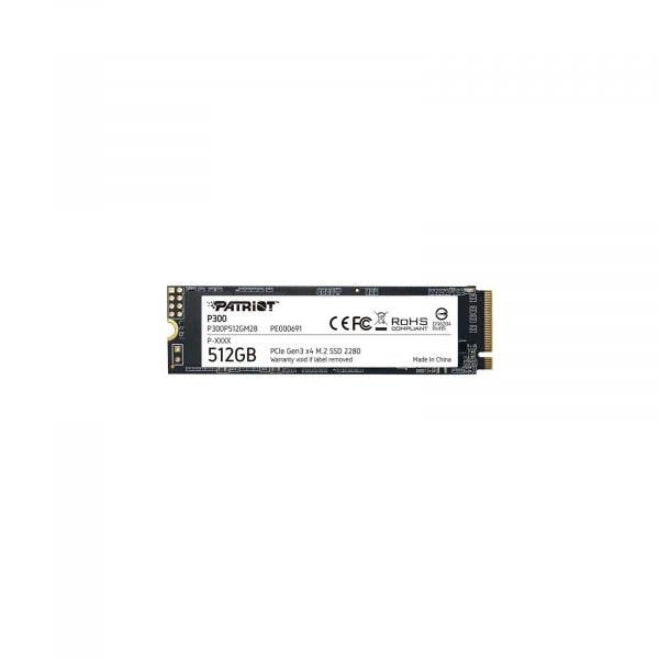 SSD-накопитель Patriot P300 512Gb M.2 NVMe 2280 PCIe 3.0 3D TLC (P300P512GM28)