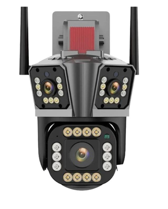 Камера охранная с тремя обьективами Wonsdar поворотная WI-FI IP PW12-5K 3,6-6 мм IPC360 (23470574)
