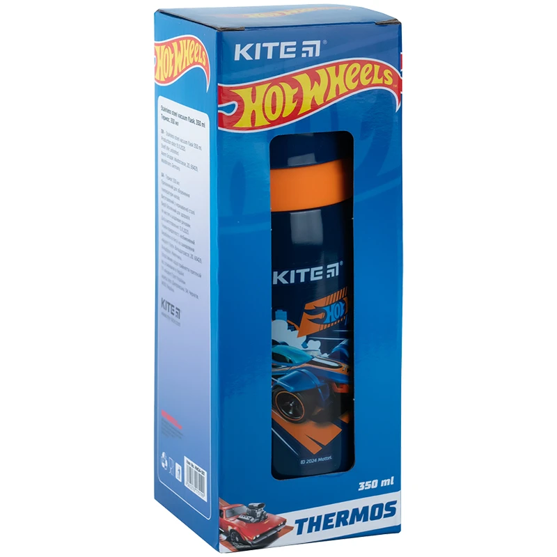 Термос KITE Hot Wheels 350 мл (HW24-301) - фото 4