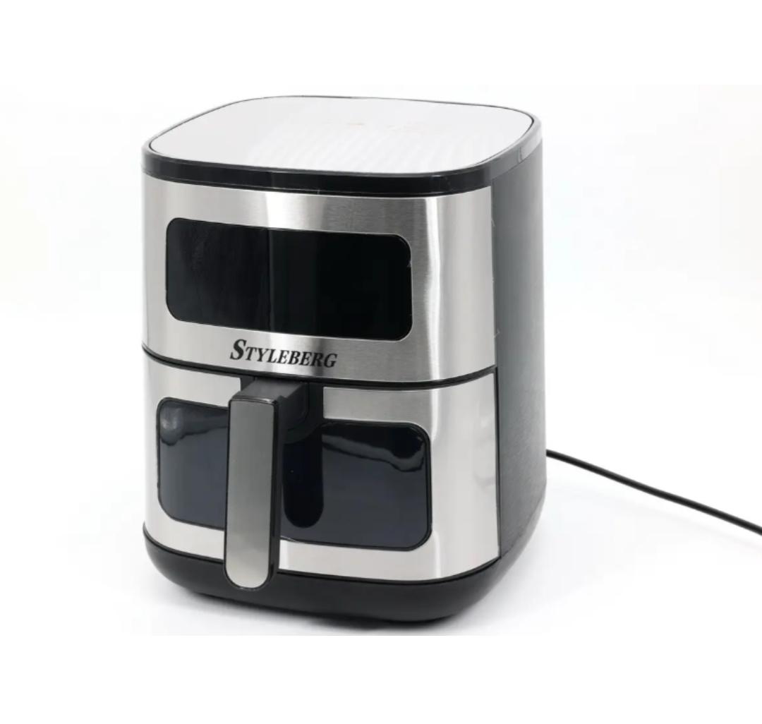 Аэрофритюрница-мультипечь Styleberg 1570G с 2 тенами 2000 Вт 7,5 л Стальной (1570G)