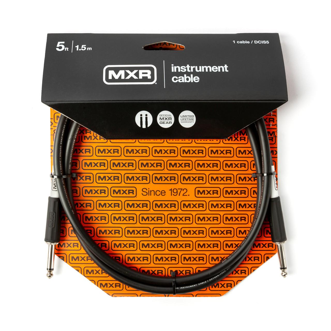 Кабель інструментальний MXR Standard DCIS5 jack 6,3 мм/jack 6,3 мм 1,5 м