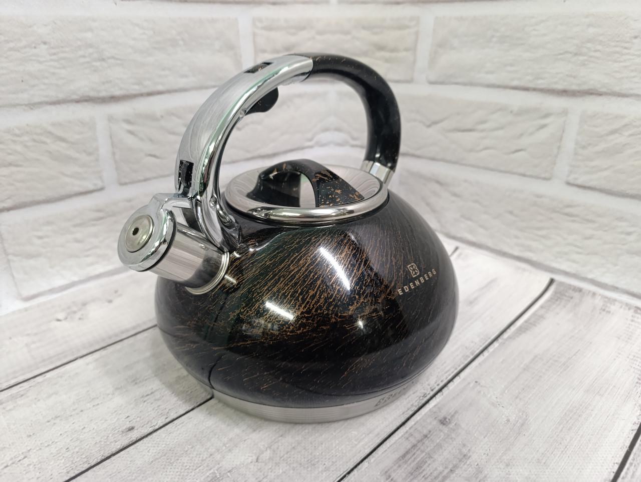 Чайник Edenberg 3 л Коричневый (EB-1935) - фото 3 Чайник Edenberg 3 л Коричневый (EB-1935) - фото 3