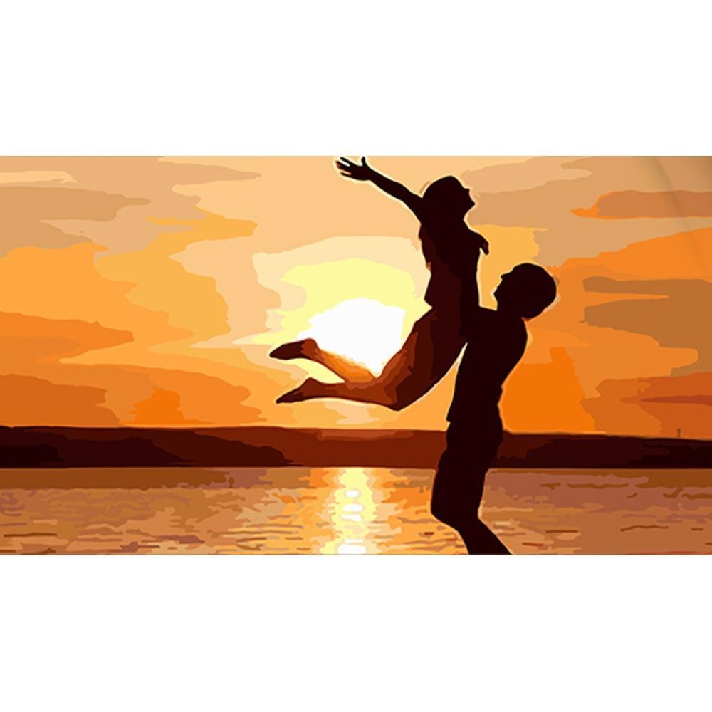 Картина по номерам Strateg Свободные и влюбленные 50х25 см (WW174)