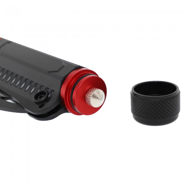 Фонарик ручной X-BALOG DT 001 аккумуляторный светодиодный с ножом (4ab17ce4) - фото 6