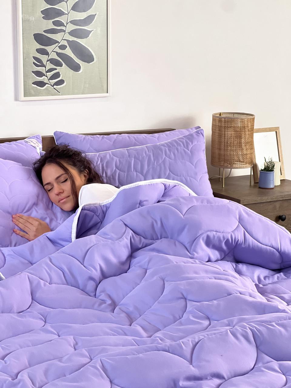 Одеяло Floral демисезонное с пропиткой 140х205 см Lavender (2665118831) - фото 3