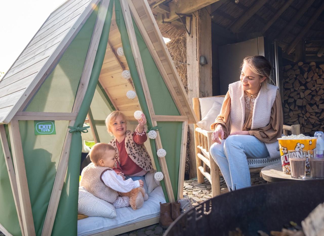 Игровой домик Exit Toys Yuki 100 из дерева кипариса - фото 7