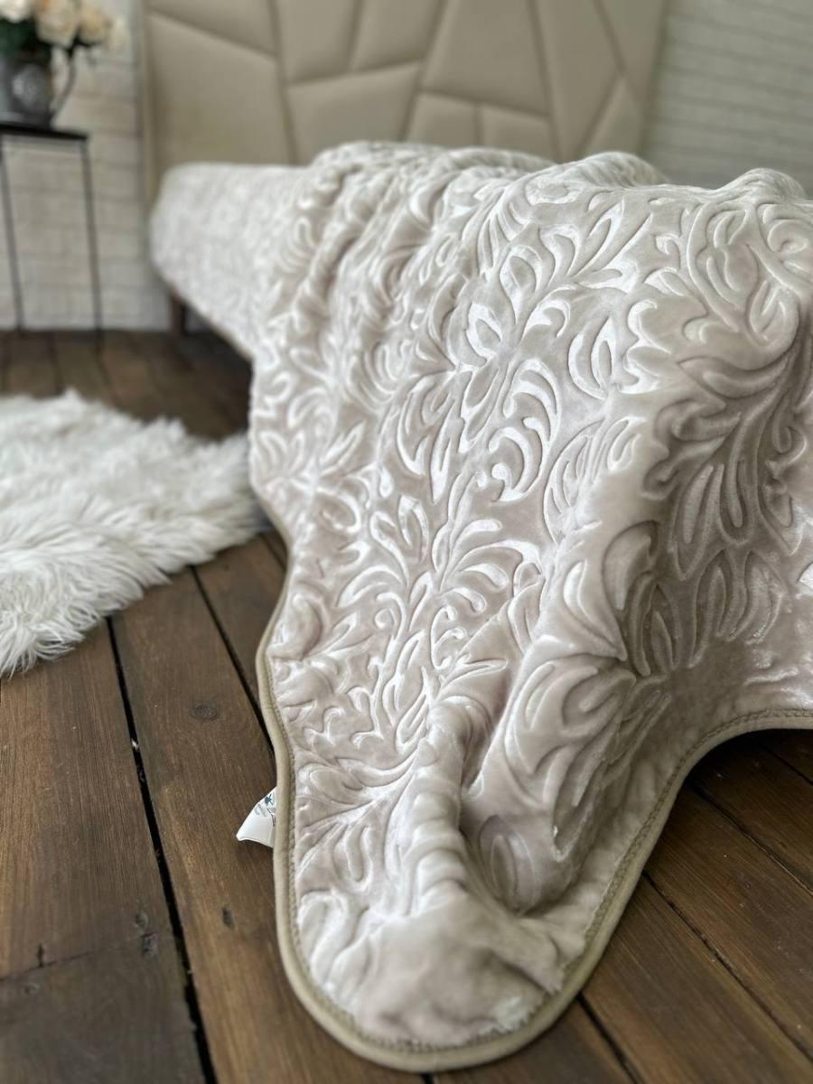 Плед 210х230 см Світло-сірий (Д-plush-pled-003) - фото 4 Плед 210х230 см Світло-сірий (Д-plush-pled-003) - фото 4