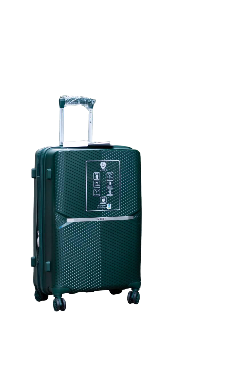 Чемодан пластиковый Nuri 2002 L Зеленый (11775467)